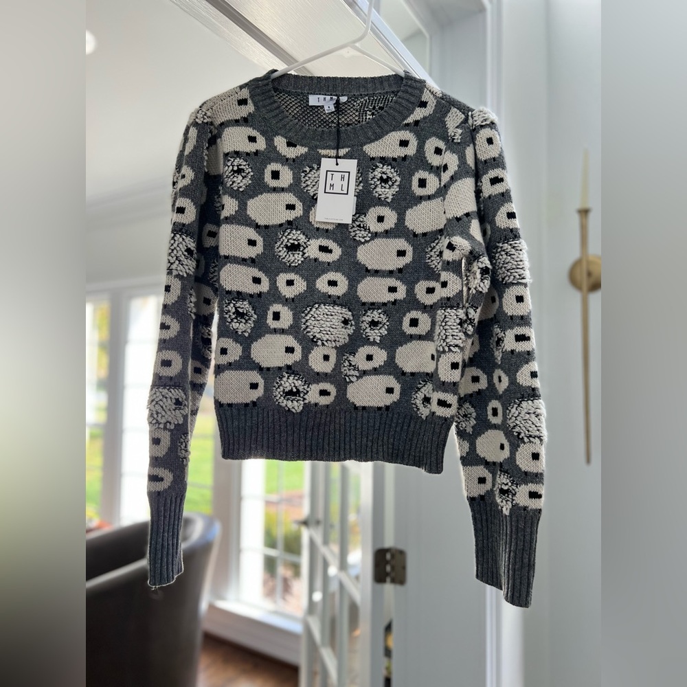 THML Sheep patterned sweater